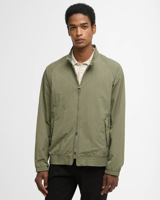 Barbour Sum Royston Mens Showerproof Jacket - Dusty Olive/Highland Loch | CHO | Designer Mens Weatherproof Jackets
