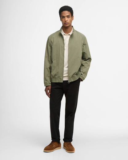 Barbour Sum Royston Mens Showerproof Jacket - Dusty Olive/Highland Loch