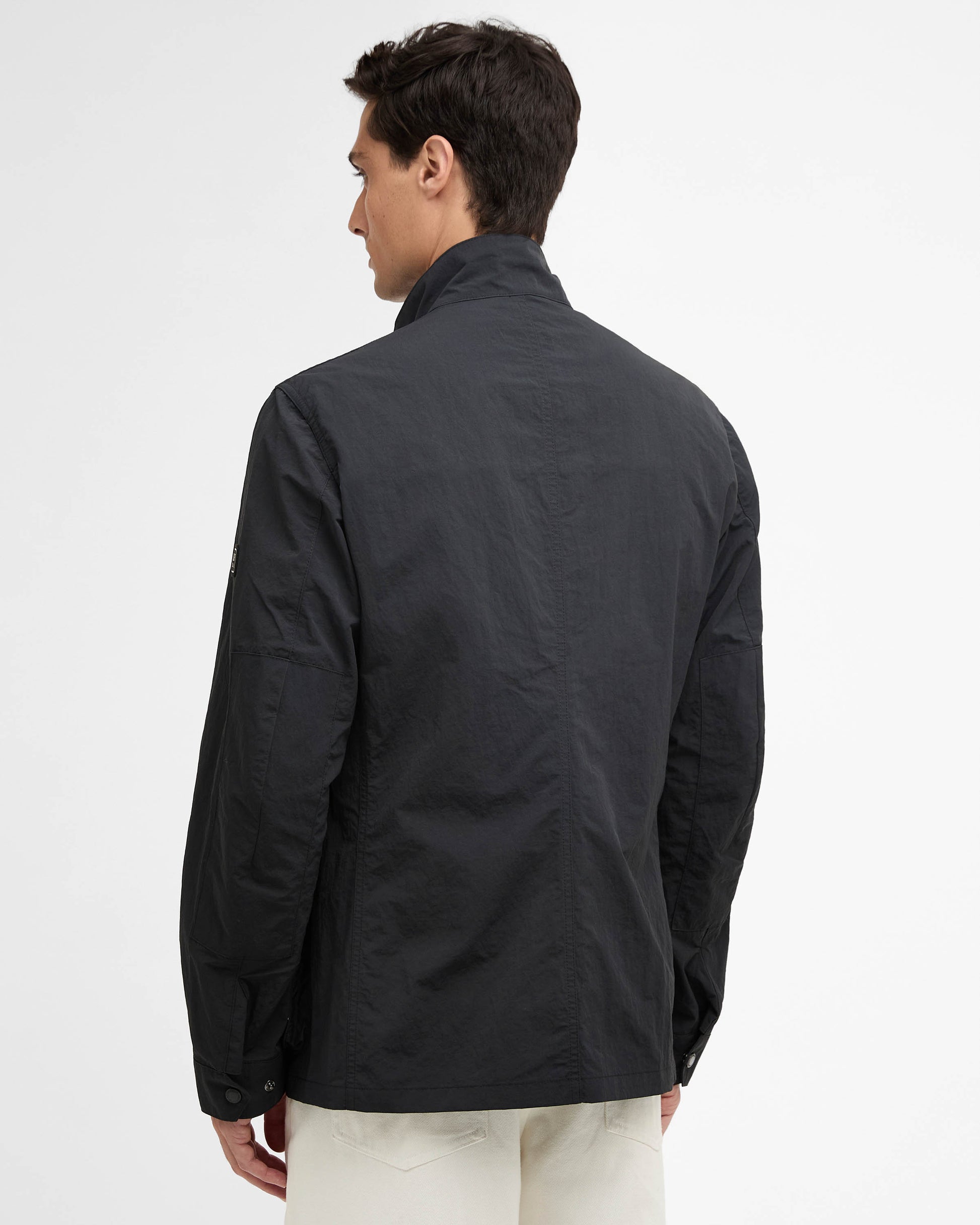 Barbour International Modern Duke Mens Showerproof Jacket - Black | CHO | Designer Mens Weatherproof Jackets