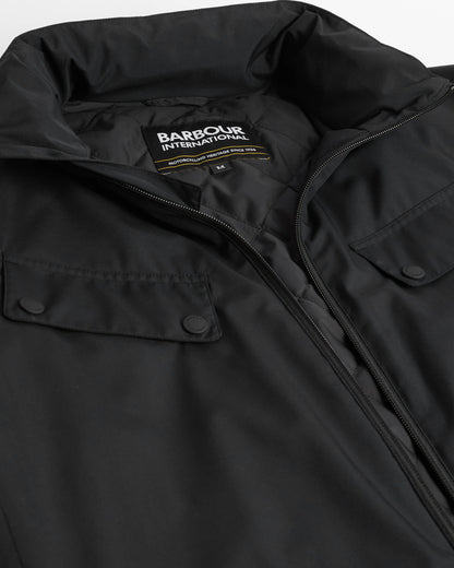 Barbour International Alver Mens Showerproof Jacket - Black