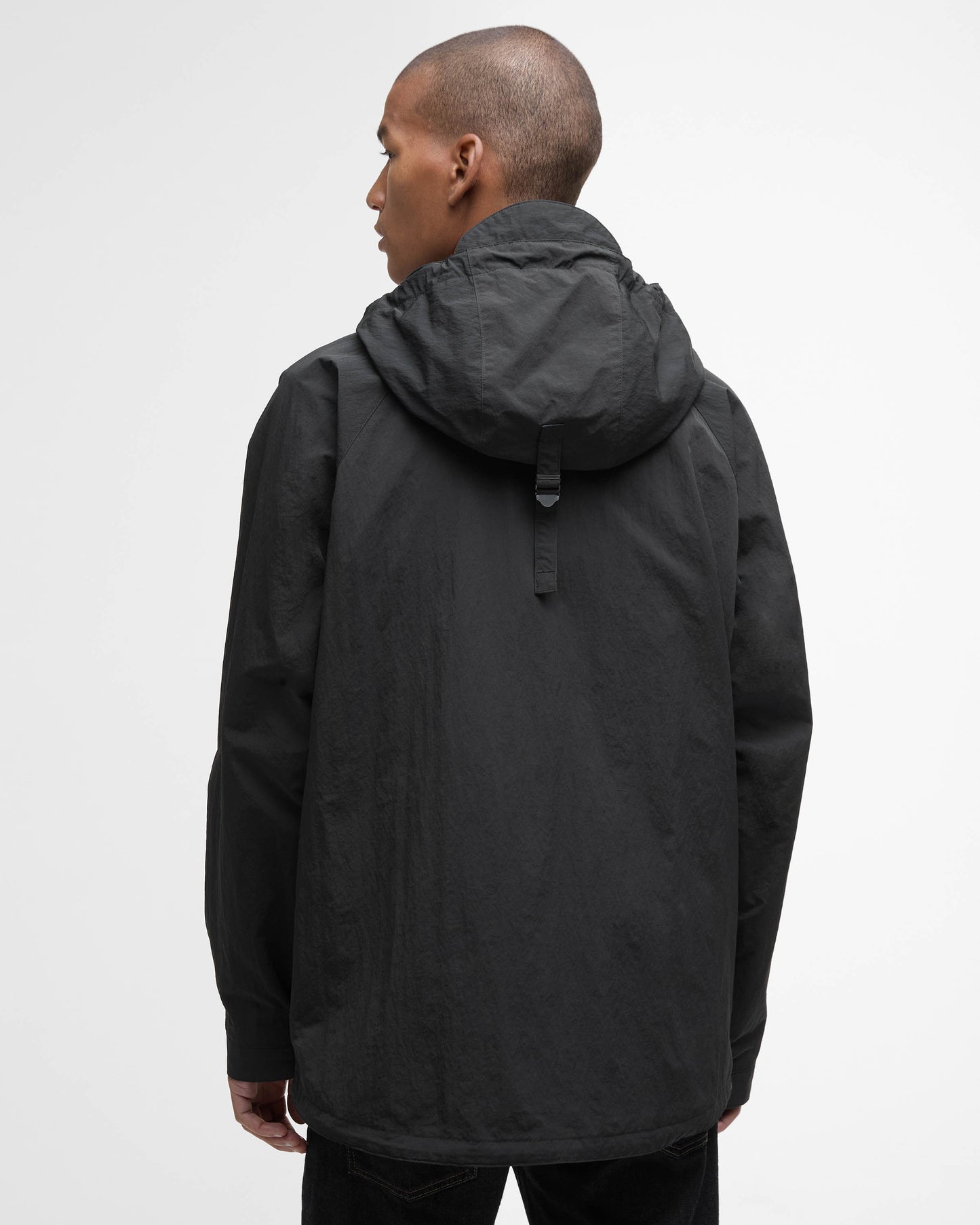 Barbour Rig Mens Showerproof Jacket - Black