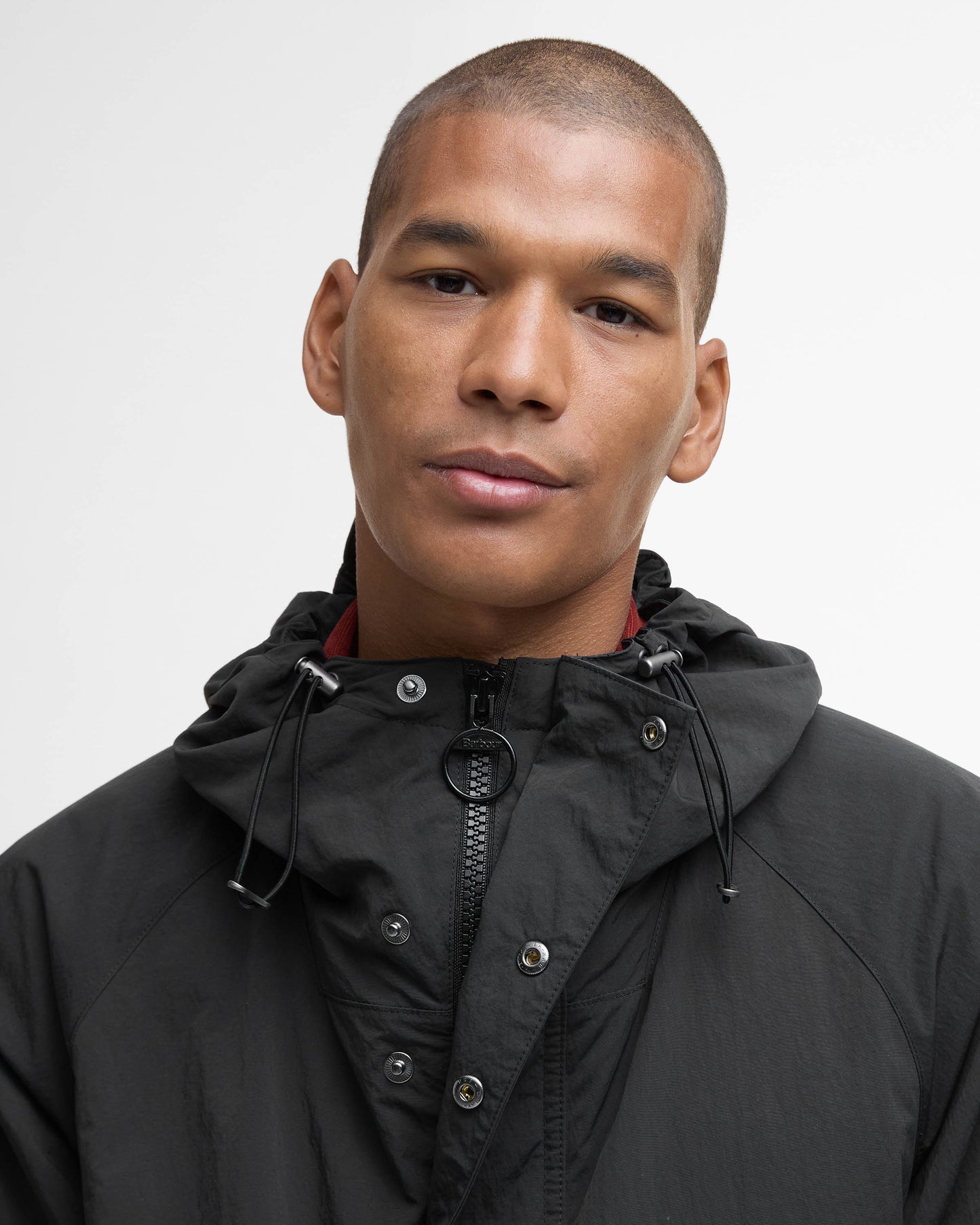 Barbour Rig Mens Showerproof Jacket - Black