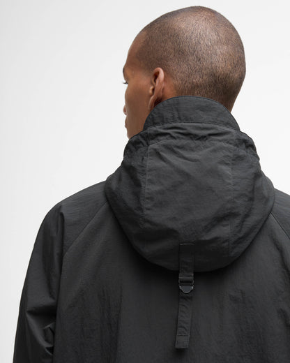Barbour Rig Mens Showerproof Jacket - Black