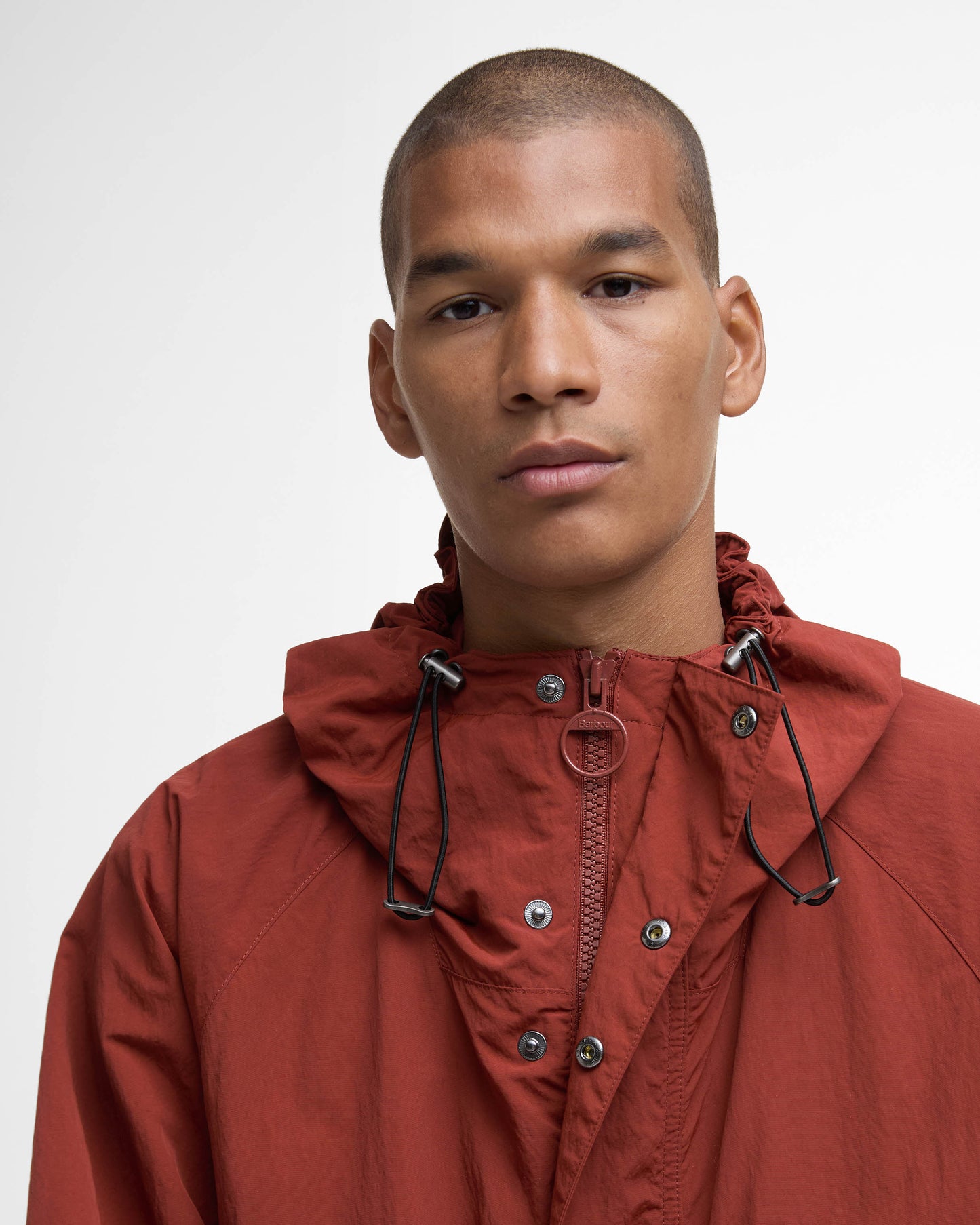 Barbour Rig Mens Showerproof Jacket - Fired Brick