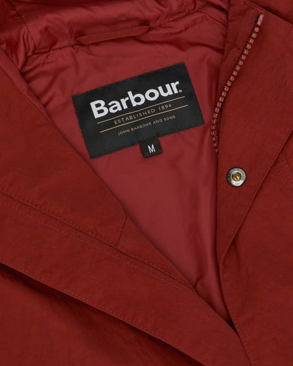 Barbour Rig Mens Showerproof Jacket - Fired Brick