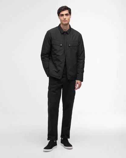 Barbour International Padded Ariel Mens Shirt Jacket - Black