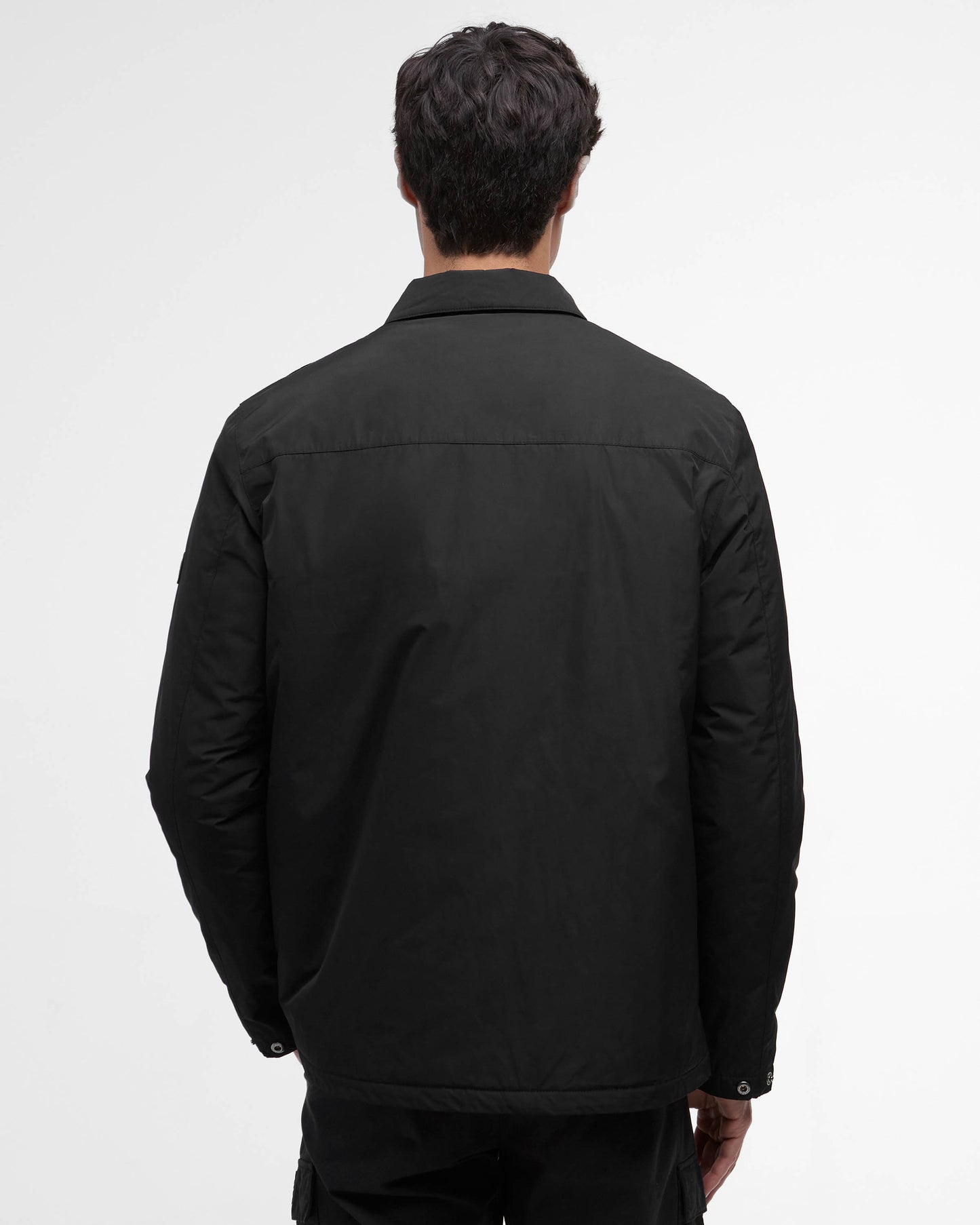 Barbour International Padded Ariel Mens Shirt Jacket - Black