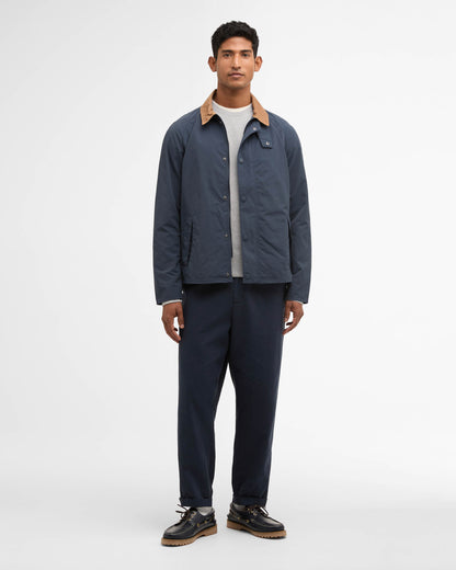 Barbour Tracker Mens Showerproof Jacket - Navy | CHO | Designer Mens Weatherproof Jackets