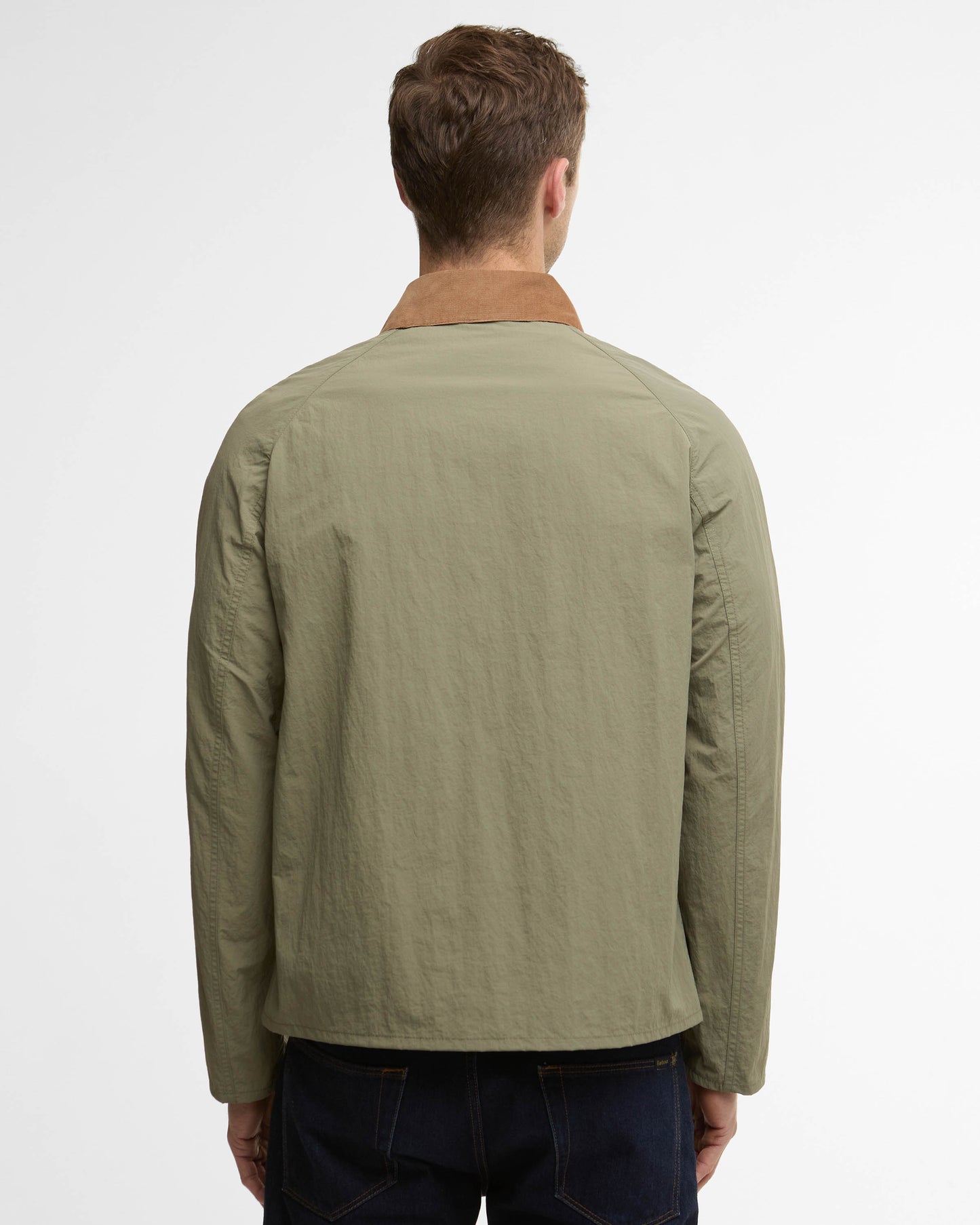 Barbour Tracker Mens Showerproof Jacket - Dusty Olive | CHO | Designer Mens Weatherproof Jackets