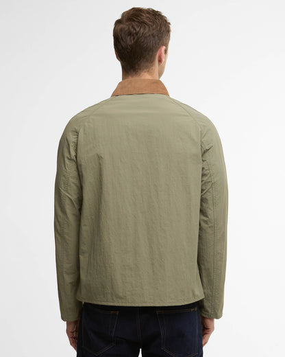 Barbour Tracker Mens Showerproof Jacket - Dusty Olive | CHO | Designer Mens Weatherproof Jackets