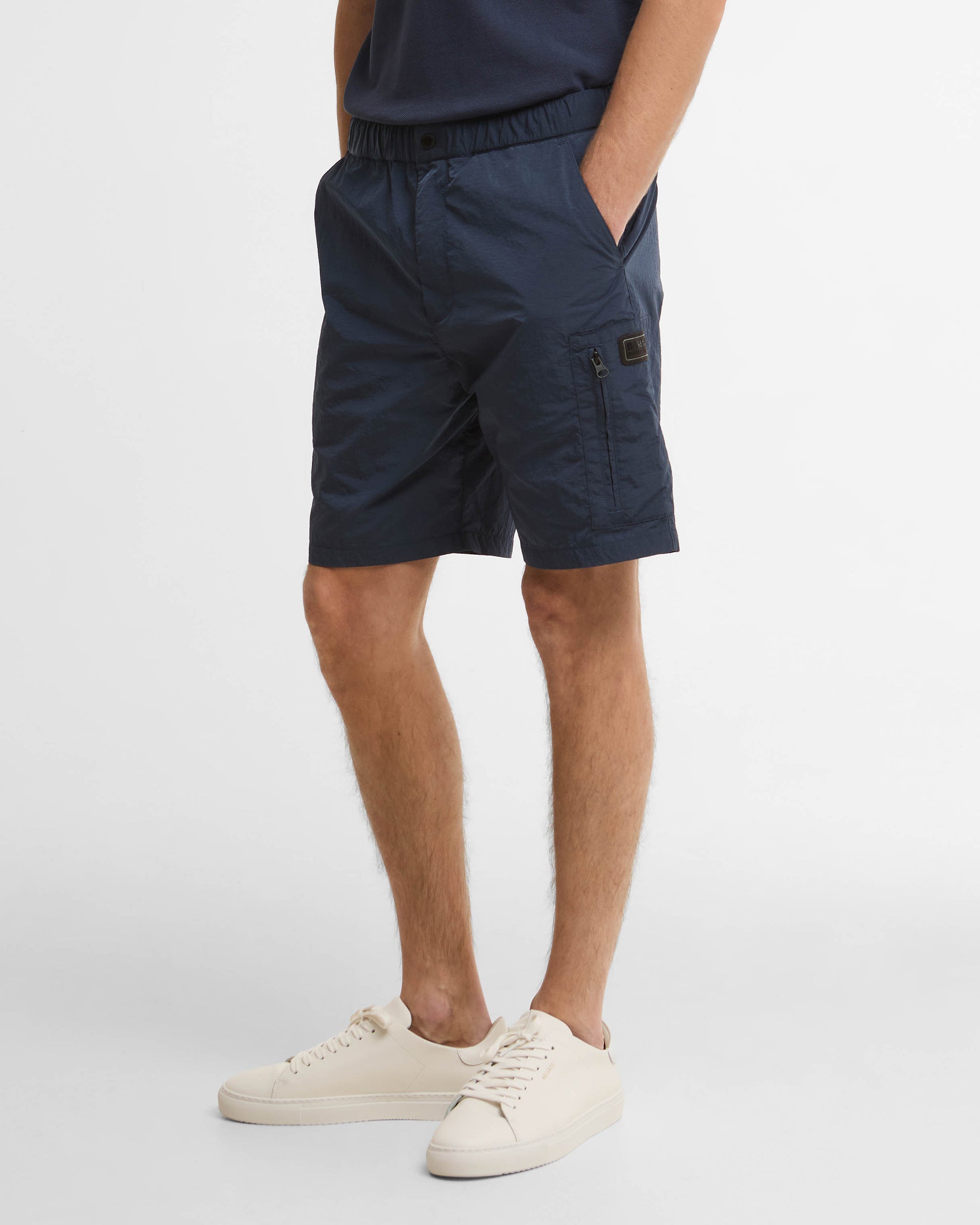 Barbour International Inline Mens Shorts - Oxford Navy | CHO | Designer Mens Shorts