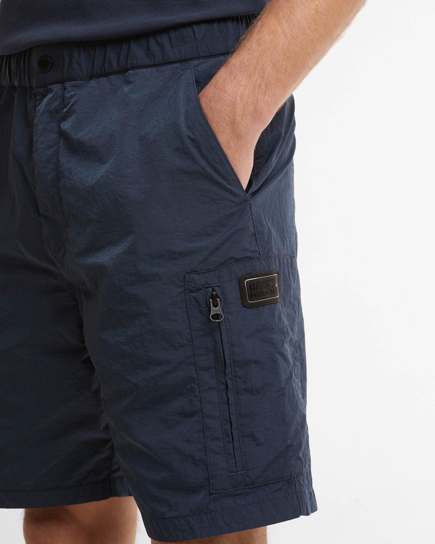 Barbour International Inline Mens Shorts - Oxford Navy | CHO | Designer Mens Shorts