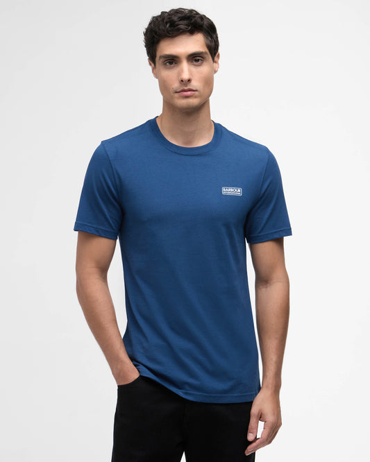 Barbour International Small Logo Mens T-Shirt - Insignia Blue