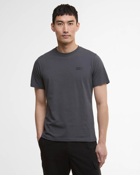 Barbour International Small Logo Mens T-Shirt - Asphalt