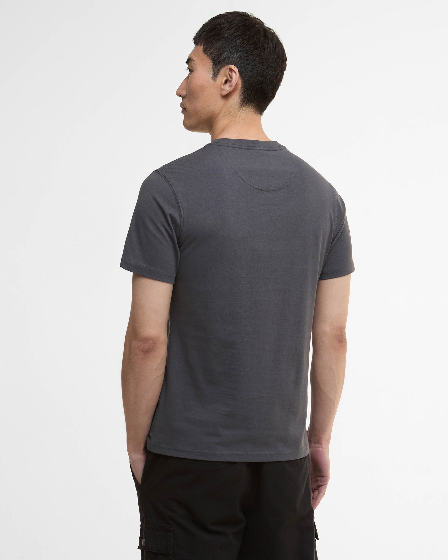 Barbour International Small Logo Mens T-Shirt - Asphalt