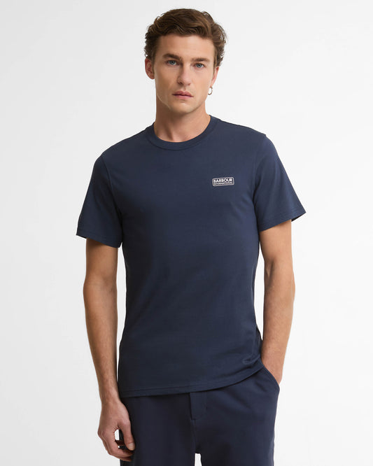 Barbour International Small Logo Mens T-Shirt - Oxford Navy