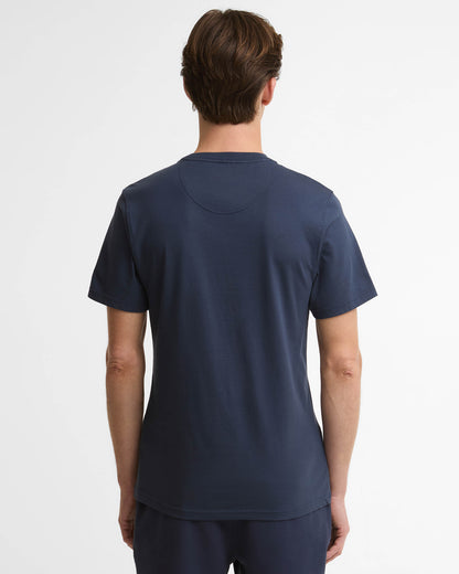 Barbour International Small Logo Mens T - Shirt - Oxford Navy | CHO | Designer Mens T - Shirts