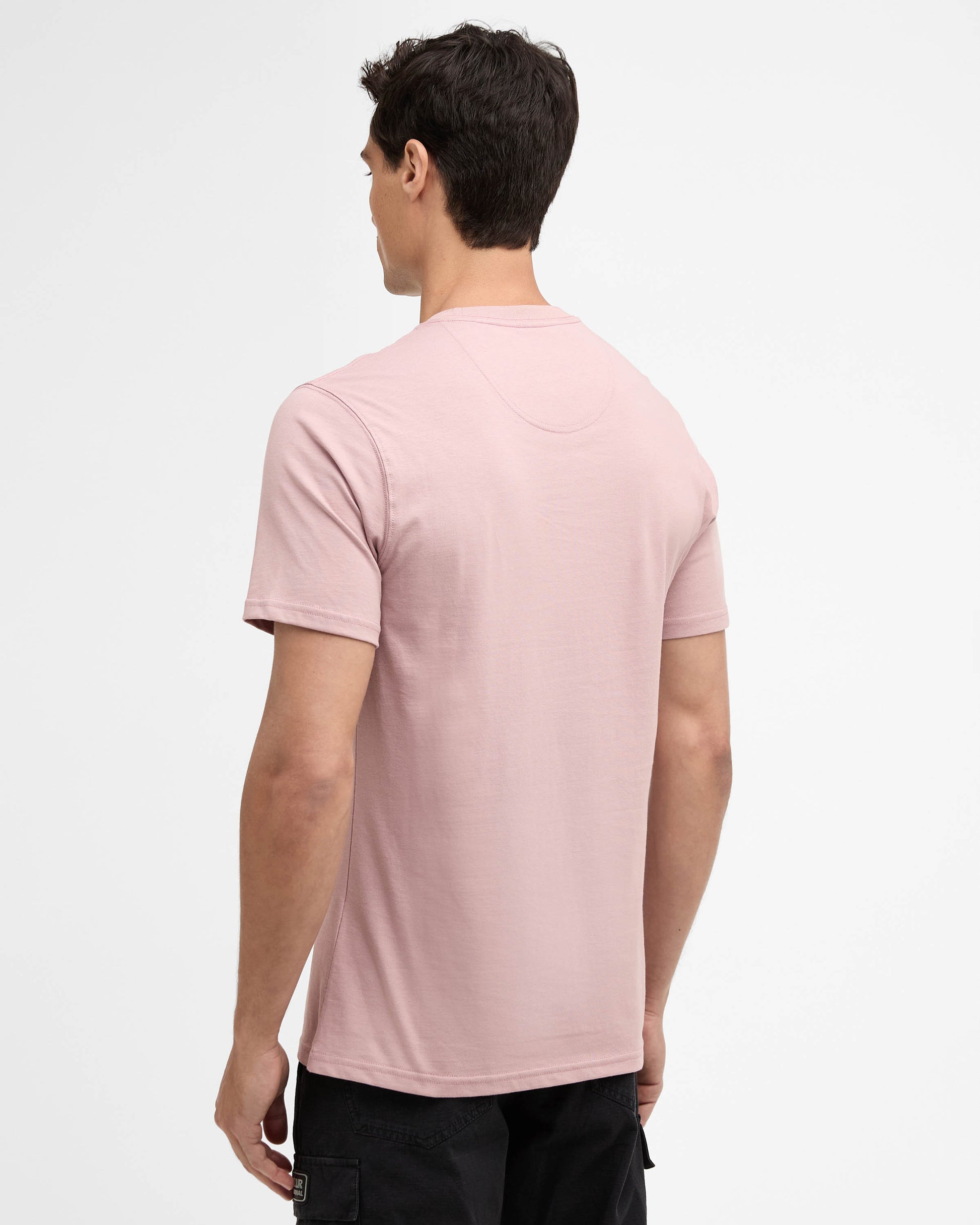 Barbour International Small Logo Mens T-Shirt - Woodrose | CHO | Designer Mens T-Shirts & Tops