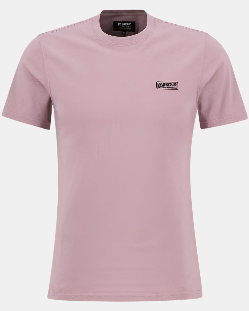 Barbour International Small Logo Mens T-Shirt - Elderberry