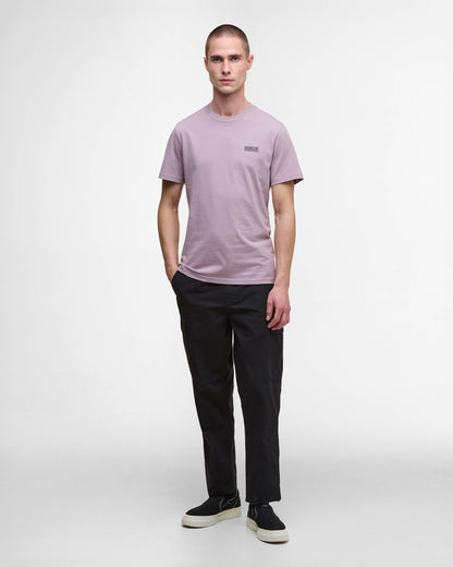 Barbour International Small Logo Mens T-Shirt - Elderberry