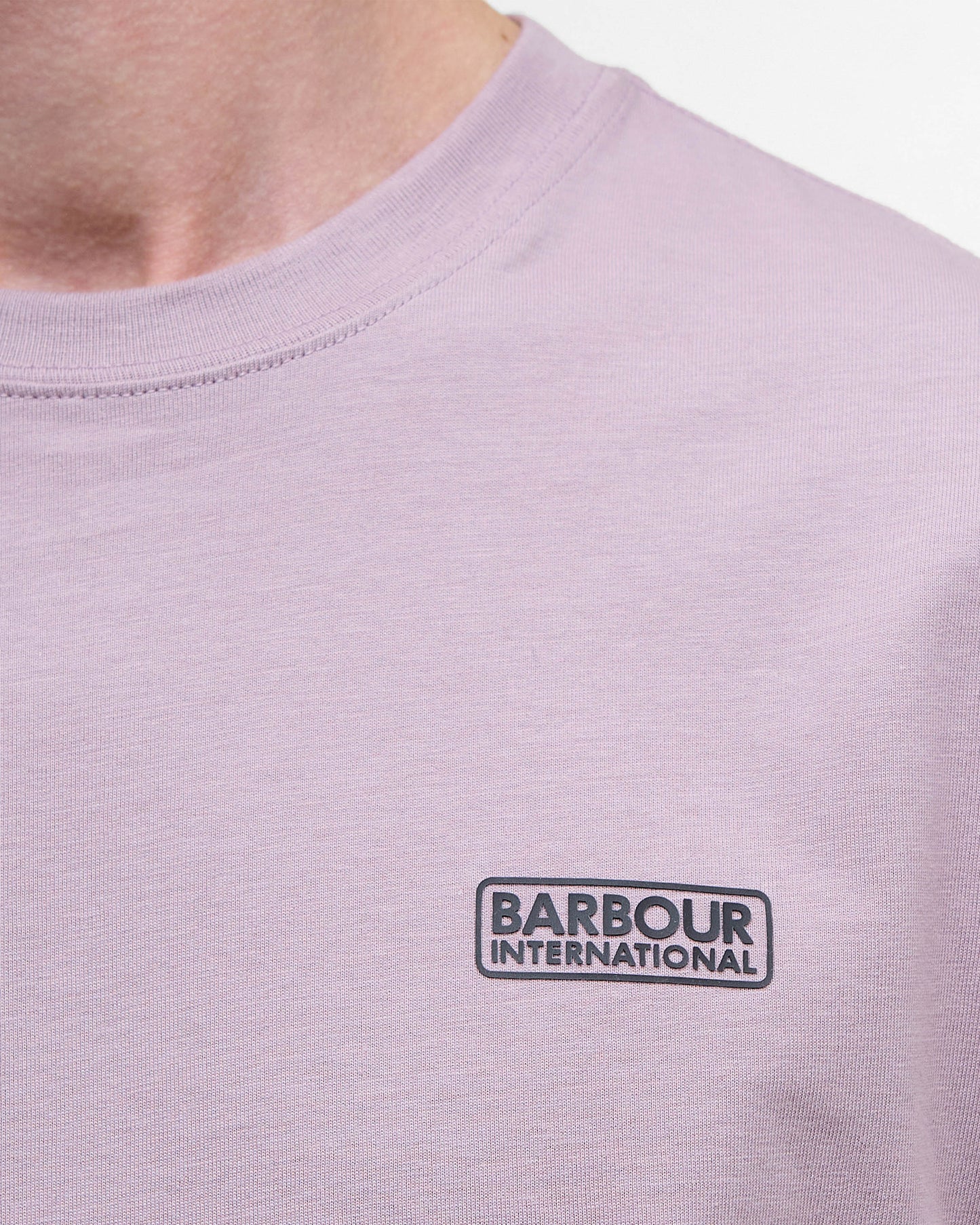 Barbour International Small Logo Mens T-Shirt - Elderberry
