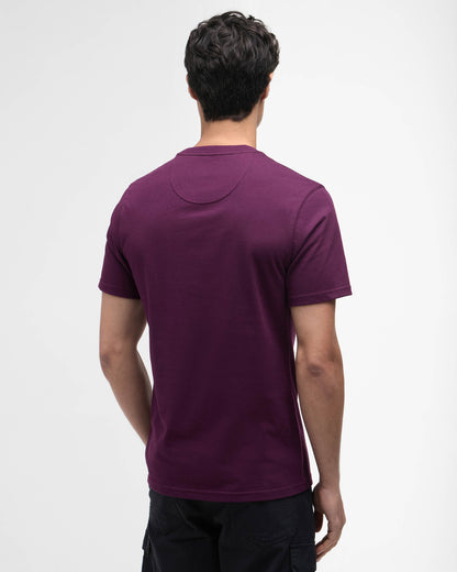 Barbour International Small Logo Mens T-Shirt - Potent Merlot