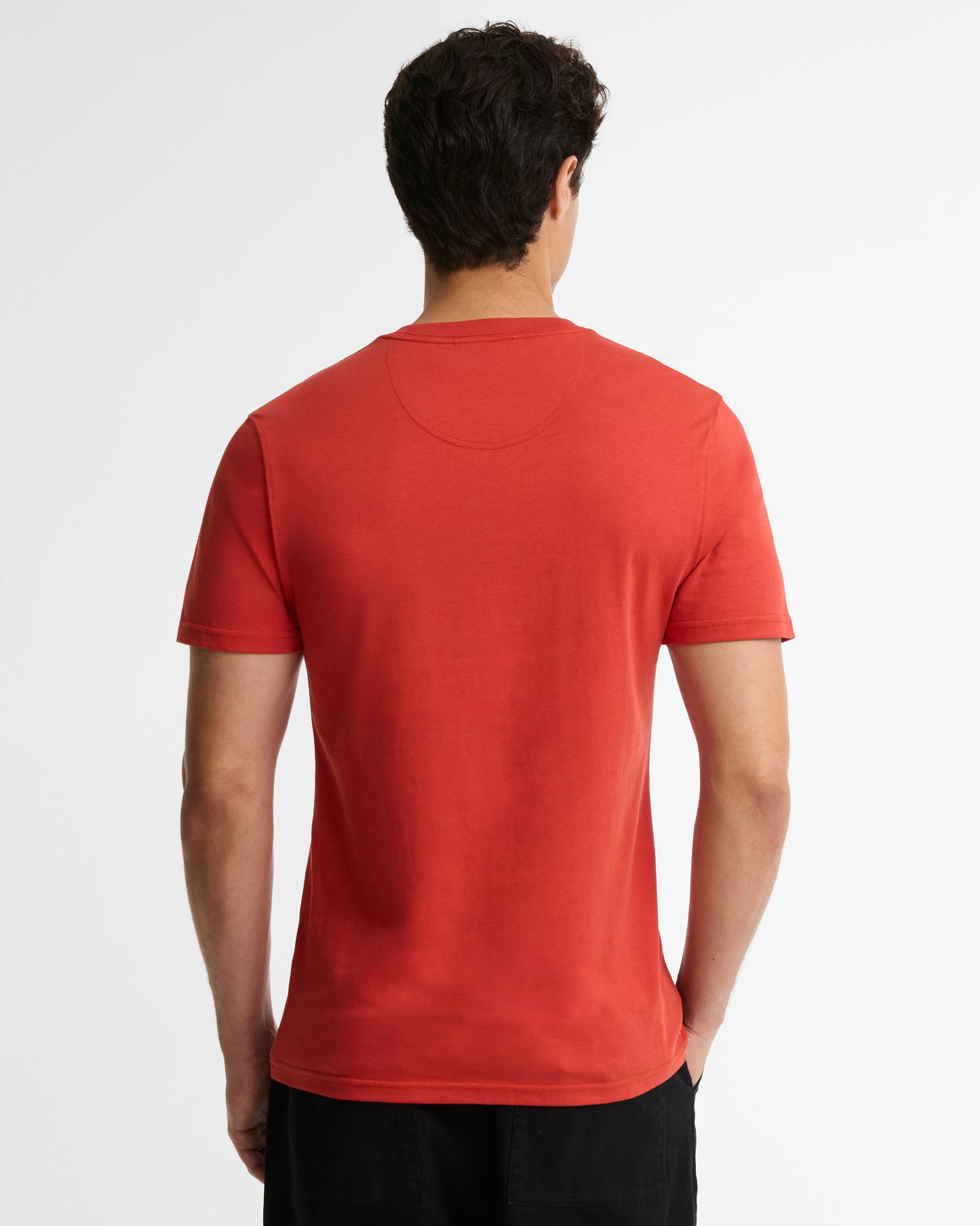 Barbour International Small Logo Mens T-Shirt - Fire Whirl