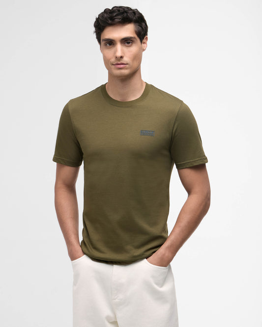 Barbour International Small Logo Mens T-Shirt - Light Sage