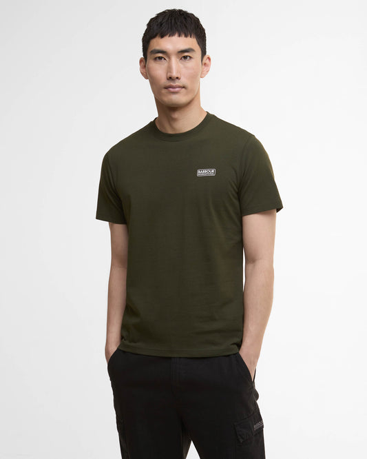 Barbour International Small Logo Mens T-Shirt - Sage/White