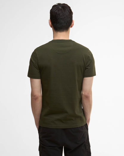 Barbour International Small Logo Mens T-Shirt - Sage/White