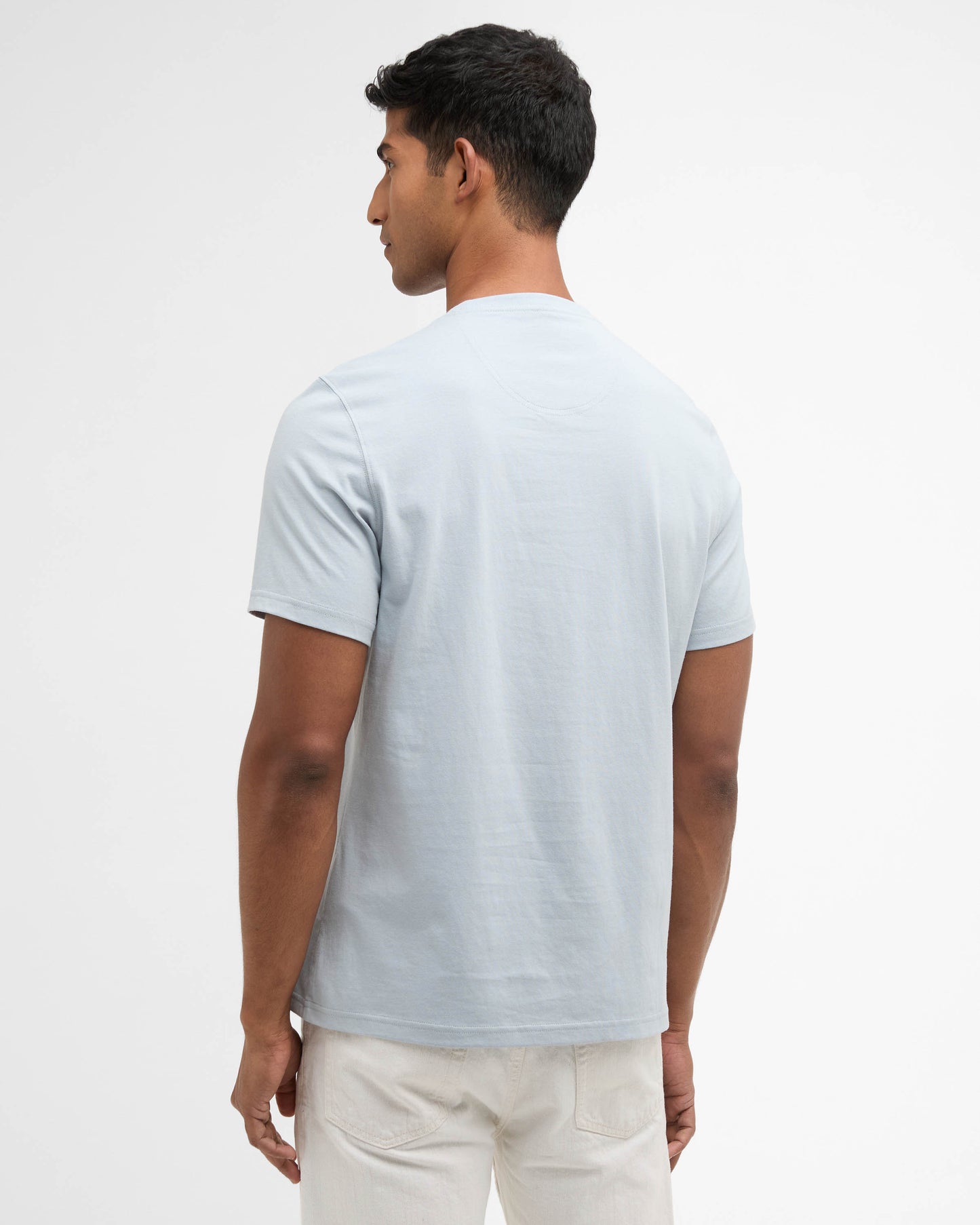 Barbour Preppy Mens T-Shirt - Blue Haze | CHO | Designer Mens Short Sleeve T-Shirts & Tops