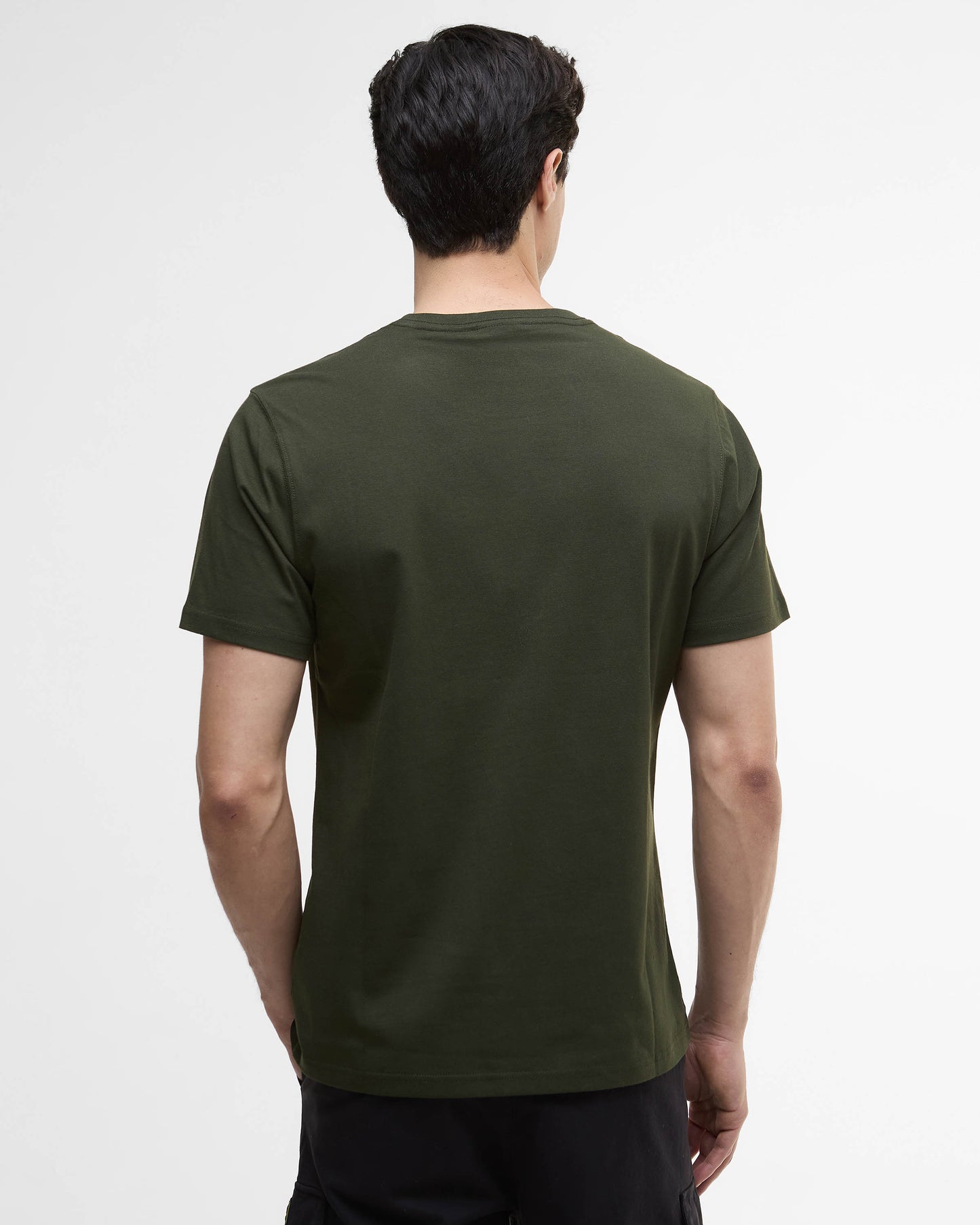 Barbour International Essential Large Logo Mens T-Shirt - Sage/White