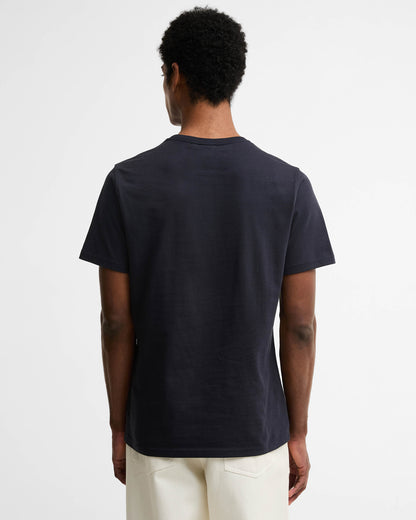 Barbour Moorside Mens Tailored Logo T-Shirt - Dark Navy