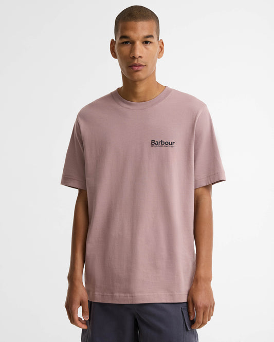 Barbour Moonwell Mens Relaxed Graphic T-Shirt - Ironstone
