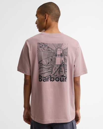 Barbour Moonwell Mens Relaxed Graphic T-Shirt - Ironstone