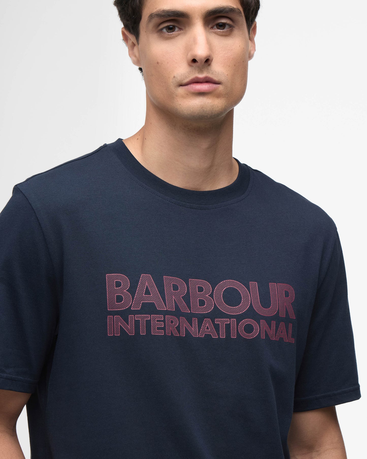 Barbour International Mens Essential Graphic T-Shirt - Navy