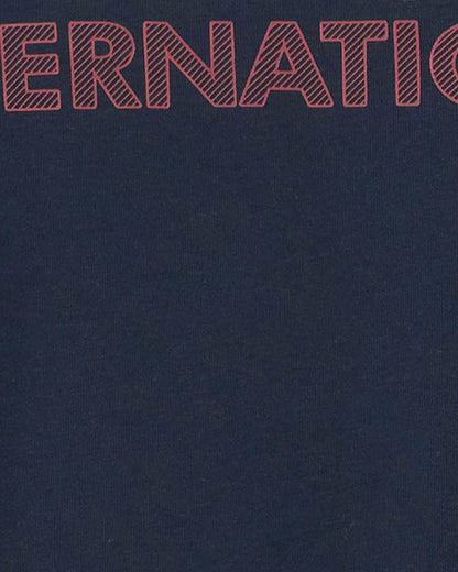 Barbour International Mens Essential Graphic T-Shirt - Navy