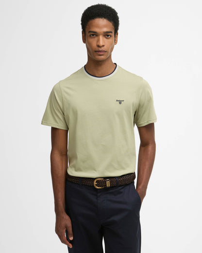 Barbour Cornsay Mens Tailored T-Shirt - Sea Green | CHO | Designer Mens T-Shirts