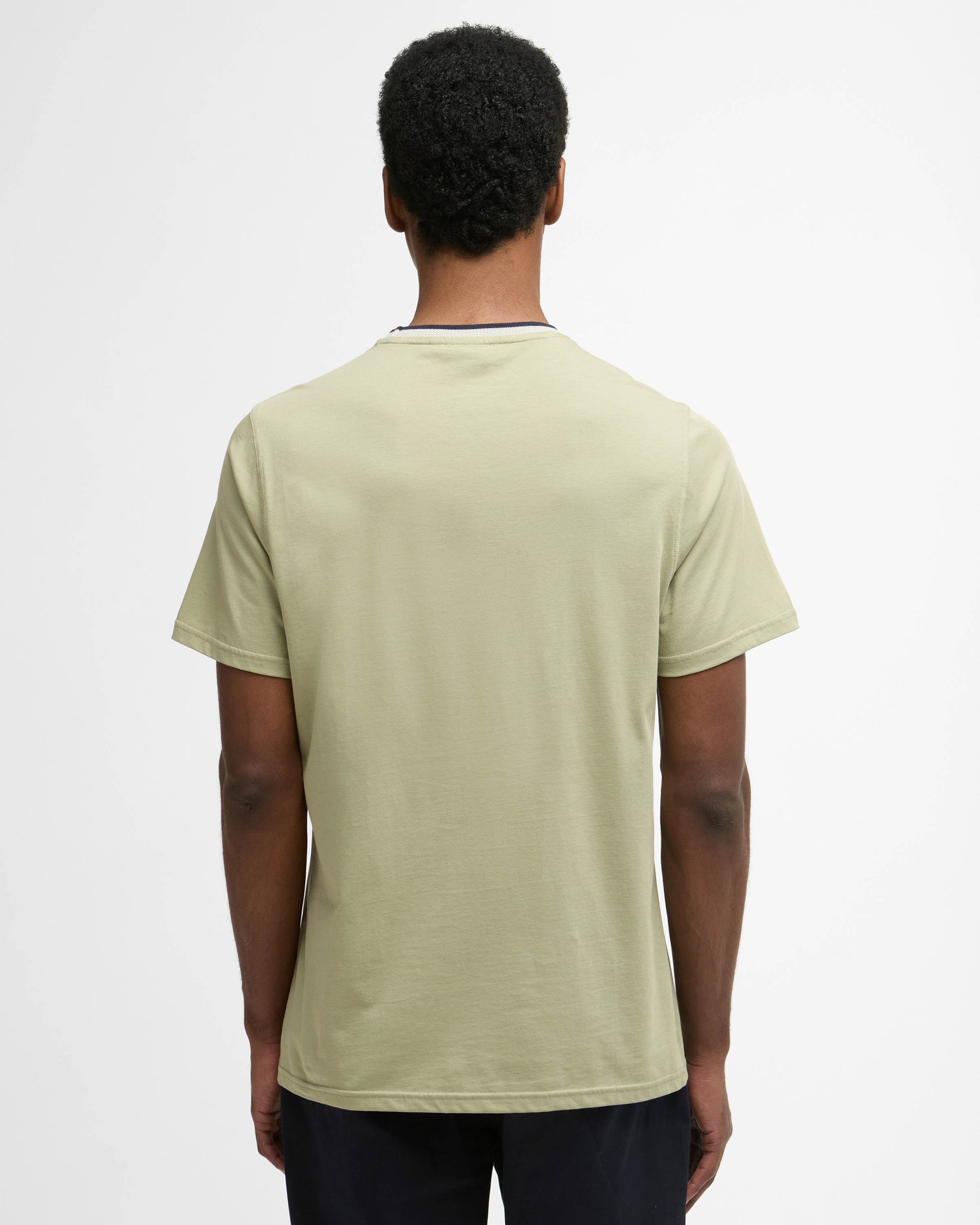 Barbour Cornsay Mens Tailored T-Shirt - Sea Green | CHO | Designer Mens T-Shirts