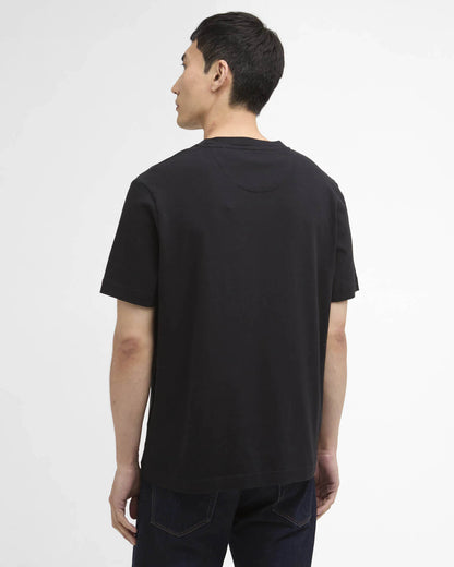 Barbour International Walde Mens Photographic T-Shirt - Black | CHO | Designer Mens T-Shirts