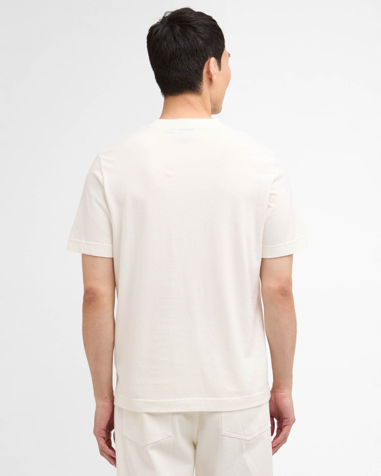 Barbour International Talisman Mens Graphic T-Shirt - Whisper White | CHO | Designer Mens T-Shirts
