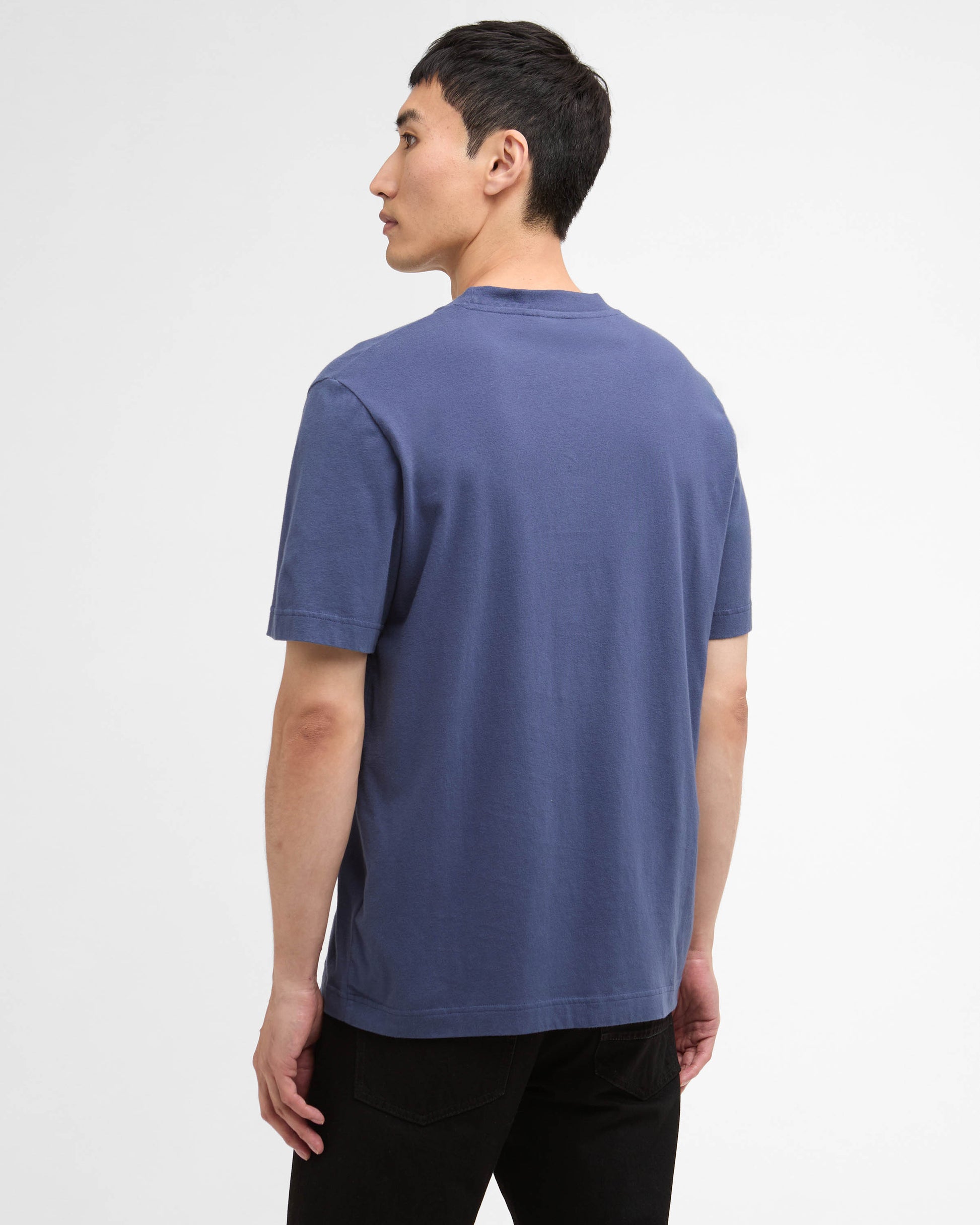 Barbour International Shifter Mens Graphic Print T-Shirt - Oceana | CHO | Designer Mens T-Shirts
