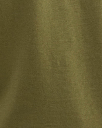 Barbour International Burnwood Mens Tipped Cuff T-Shirt - Burnt Olive | CHO | Designer Mens T-Shirts