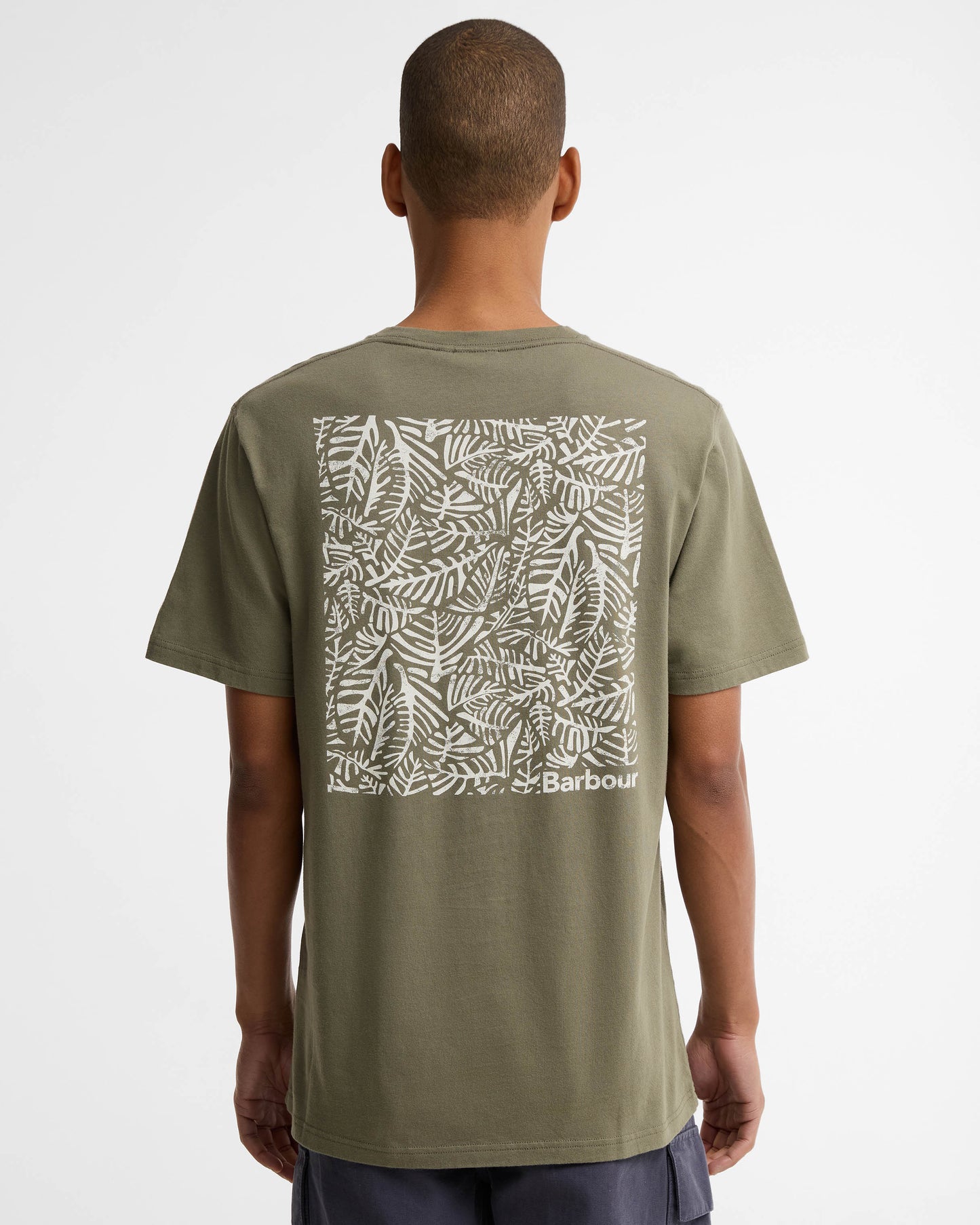Barbour Dearham Mens Tailored Graphic T-Shirt - Dusty Olive