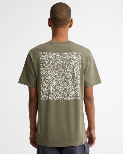 Barbour Dearham Mens Tailored Graphic T-Shirt - Dusty Olive