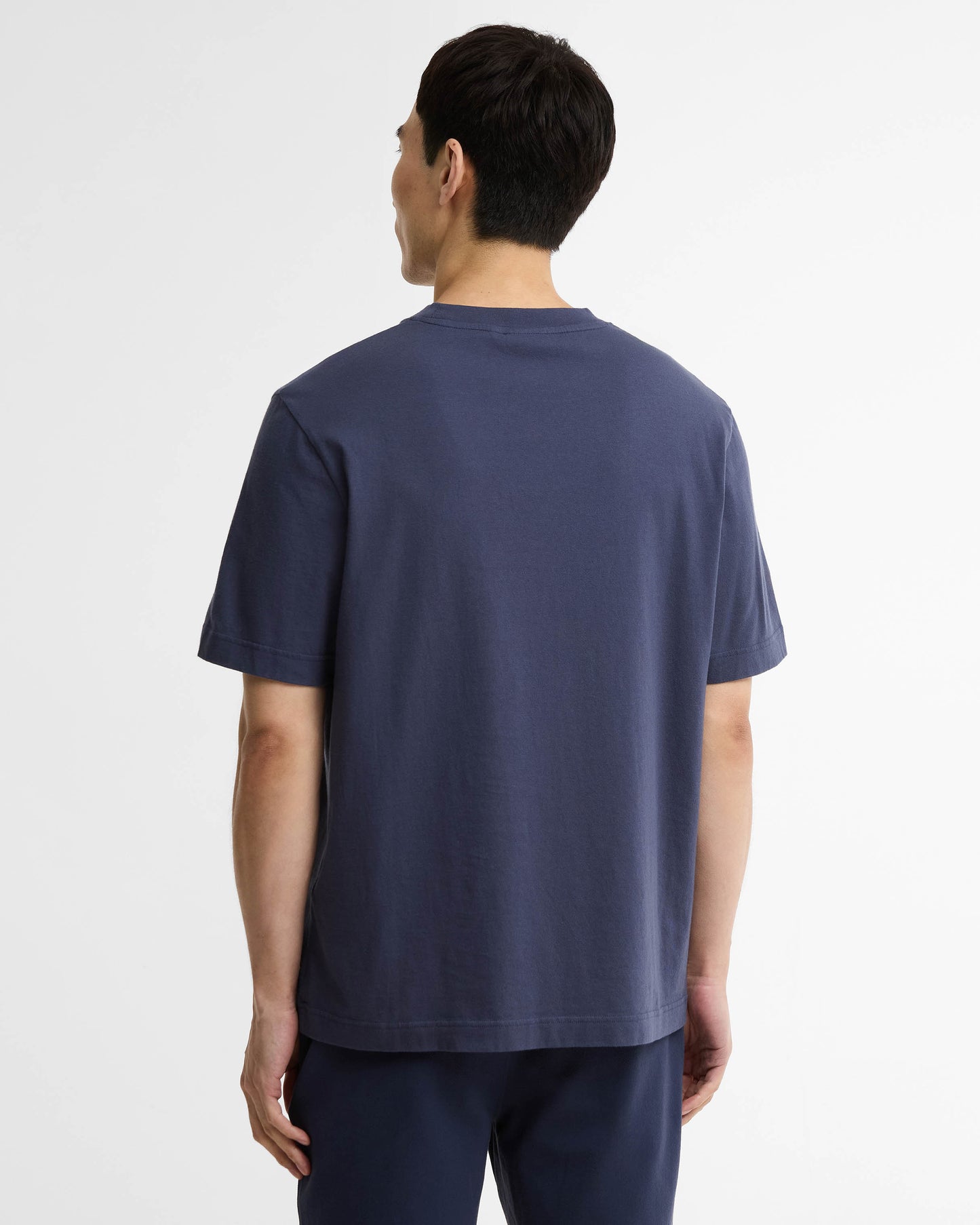 Barbour International Hocking Mens Graphic T - Shirt - Oxford Navy | CHO | Designer Mens T - Shirts