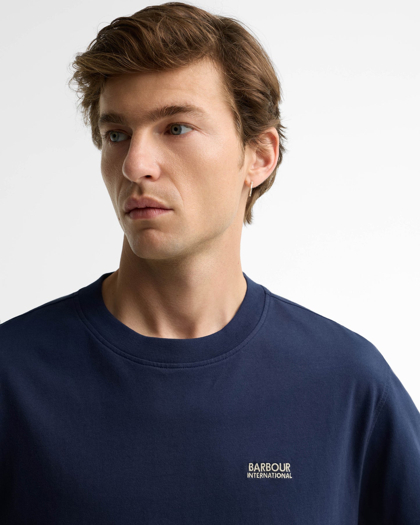 Barbour International Taylor Archive Mens Graphic T-Shirt - Navy Blazer