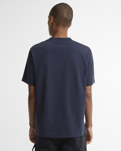 Barbour x Mul Mens Good Life Graphic T - Shirt - Navy | CHO | Designer Mens T - Shirts