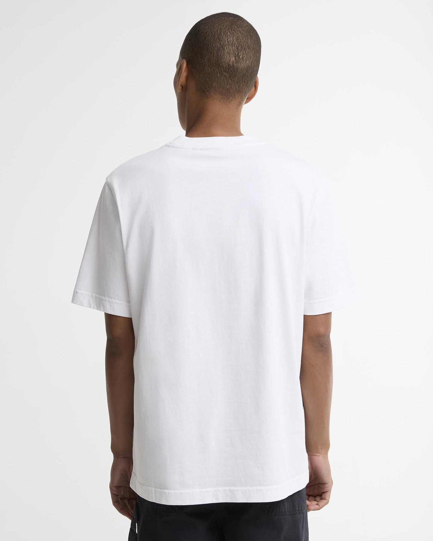 Barbour x Mul Mens Good Life Graphic T - Shirt - White | CHO | Designer Mens T - Shirts