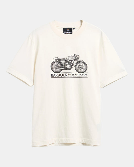 Barbour International Triton Mens T-Shirt - Whisper White